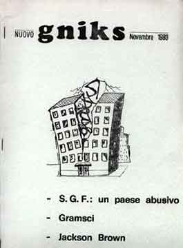 Nuovo GNIKS - San Giovanni in Fiore, novembre 1980 - direttore responsabilecPaolo Cinanni