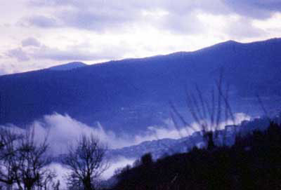 San Giovanni in Fiore fra le brume